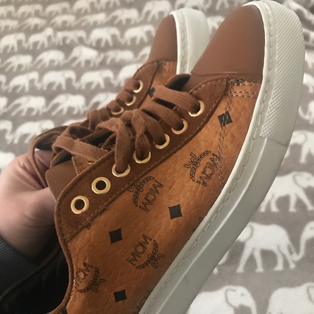 MCM logo sneakers